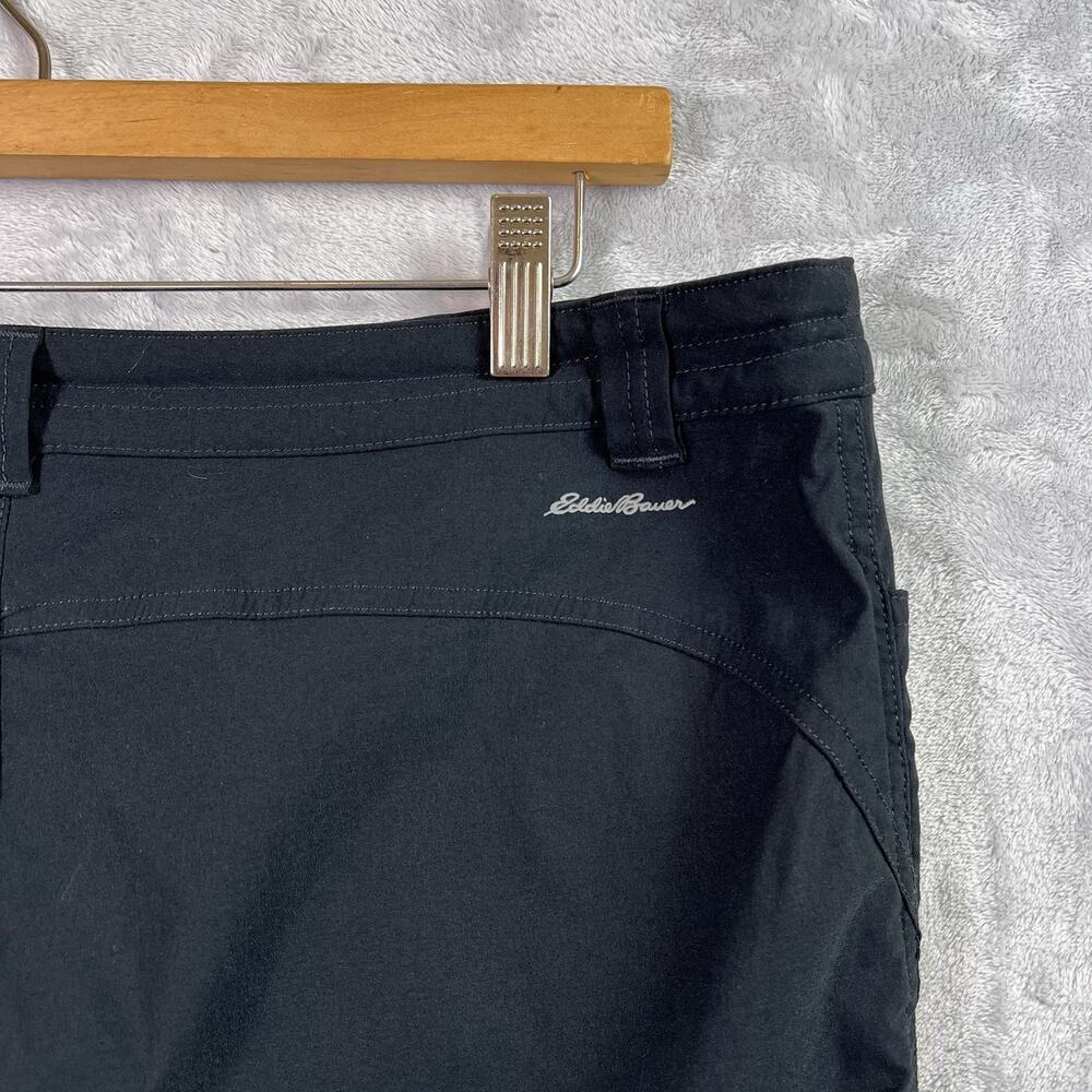 Eddie‎ Bauer Hiking Pants Women's 10 Black Cropped Athletic Outdoor Pockets - Picture 12 of 13